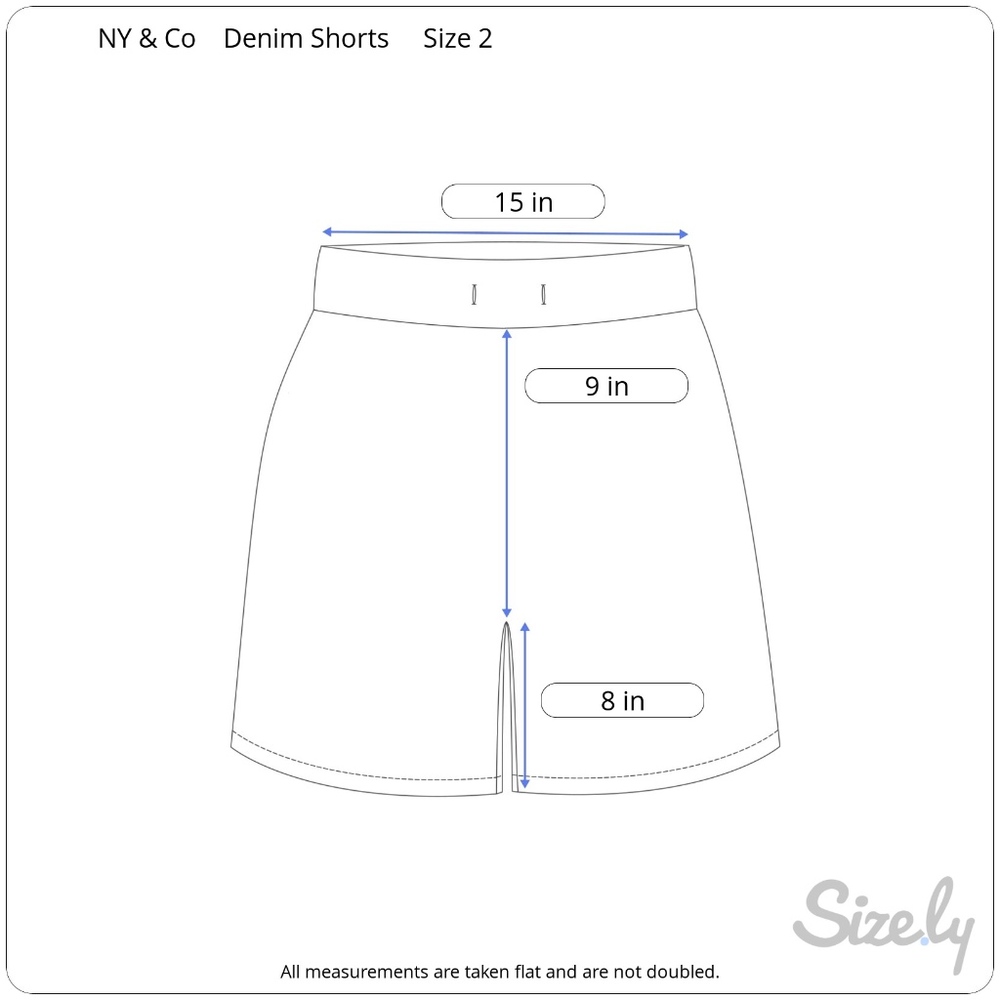 [New York & Co] Distressed Hi-Rise Cut Off Shorts - Picture 5 of 6